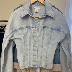 H&M Light Wash Denim Jacket